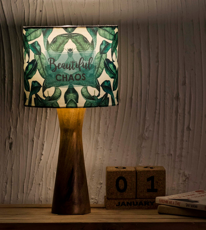 Beautiful Chaos Wooden Shade Lamp Soul Dreams