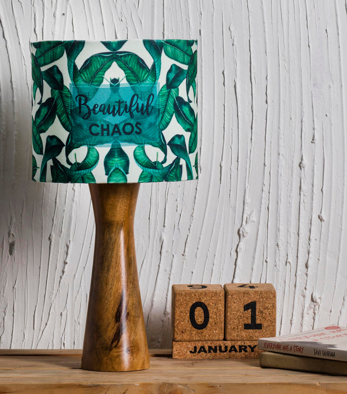 Beautiful Chaos Wooden Shade Lamp Soul Dreams